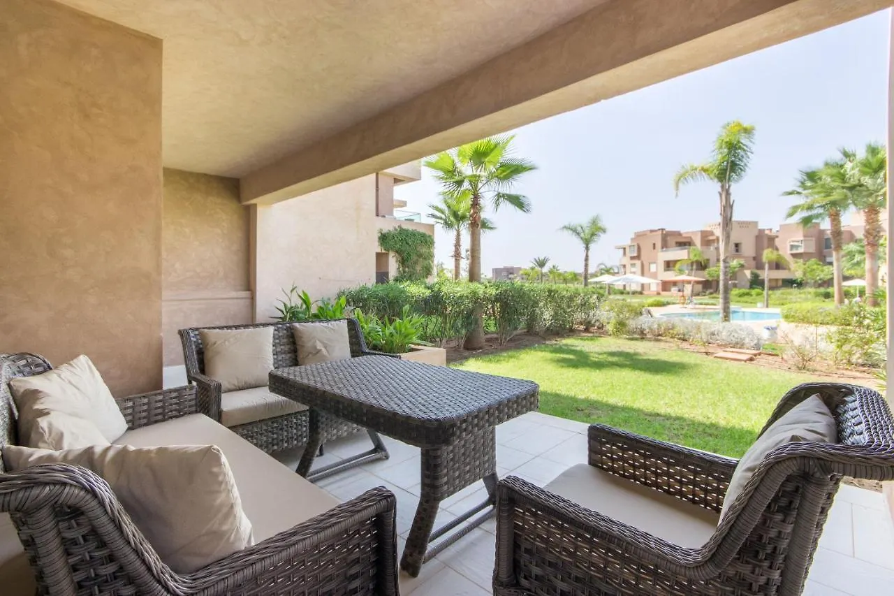 Pool View With Garden In Prestigia - Wifi & Pool Apartment Marrakesh