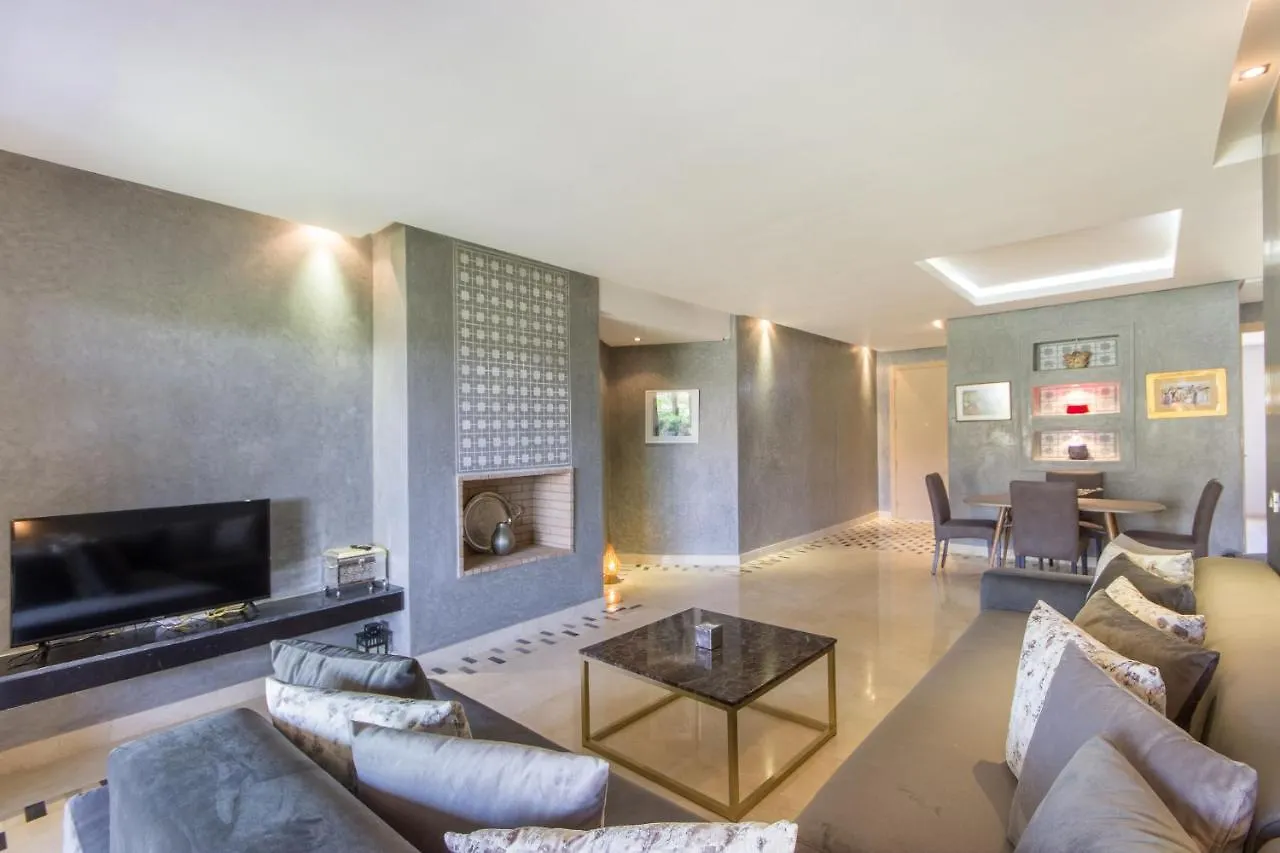 Pool View With Garden In Prestigia - Wifi & Pool Apartment Marrakesh 0*,
