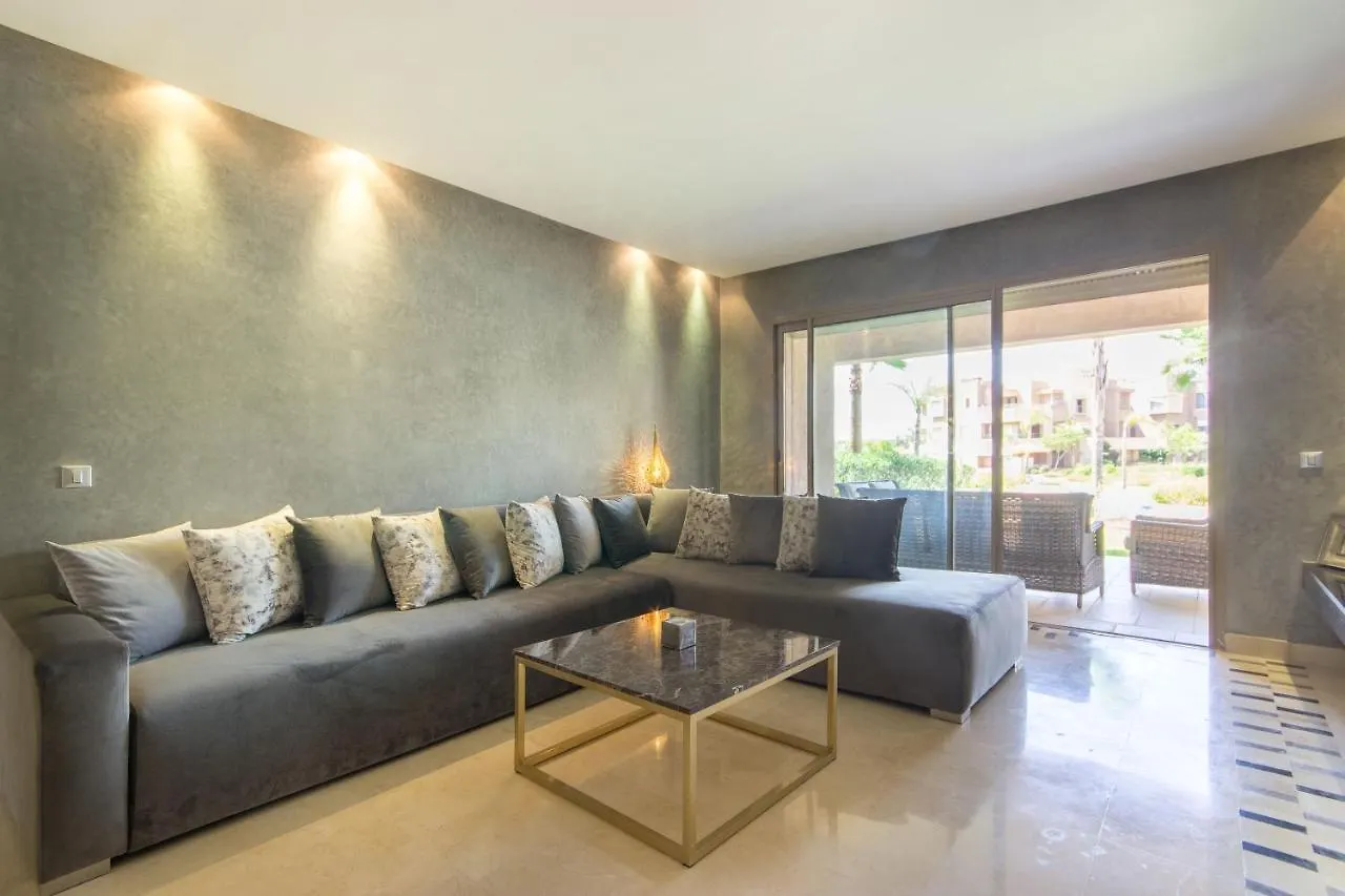Pool View With Garden In Prestigia - Wifi & Pool Apartment Marrakesh