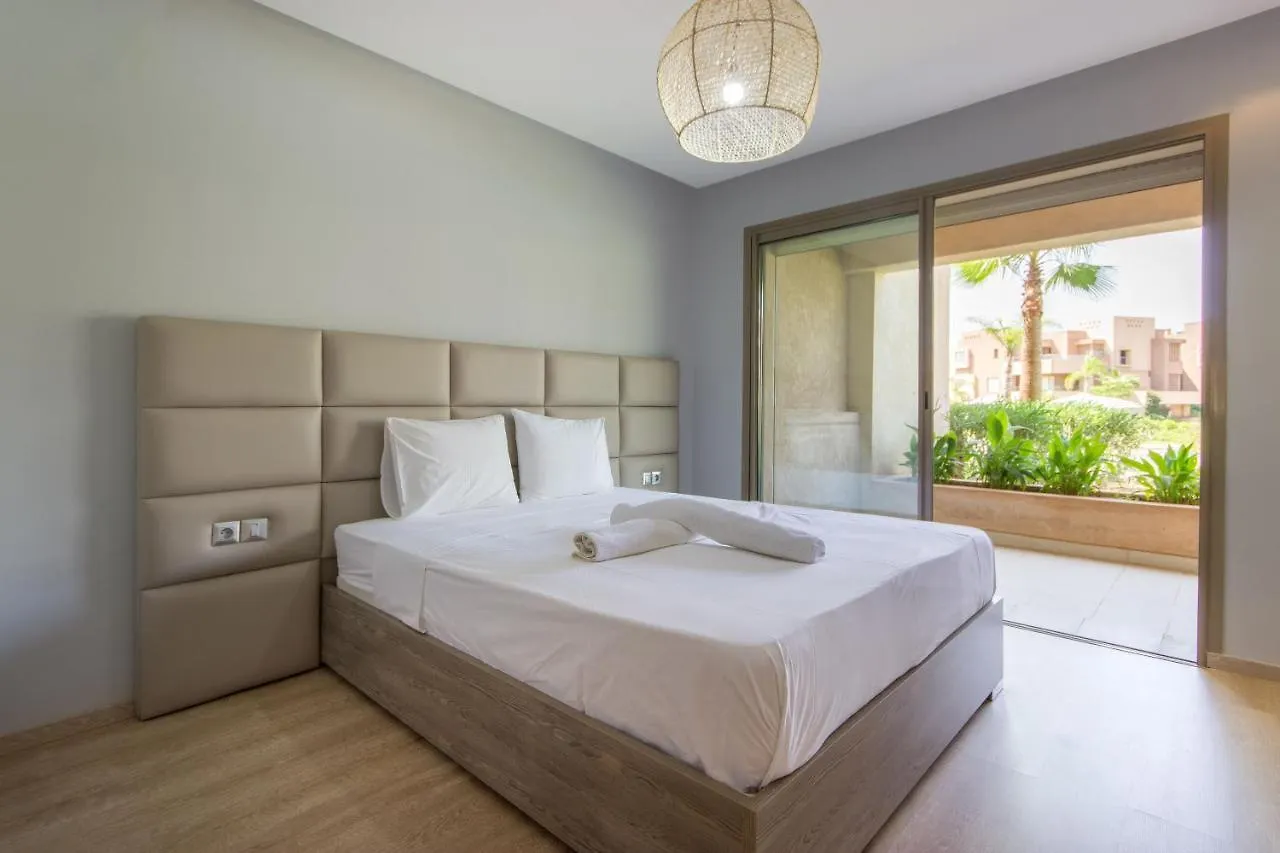 Pool View With Garden In Prestigia - Wifi & Pool Apartment Marrakesh Morocco