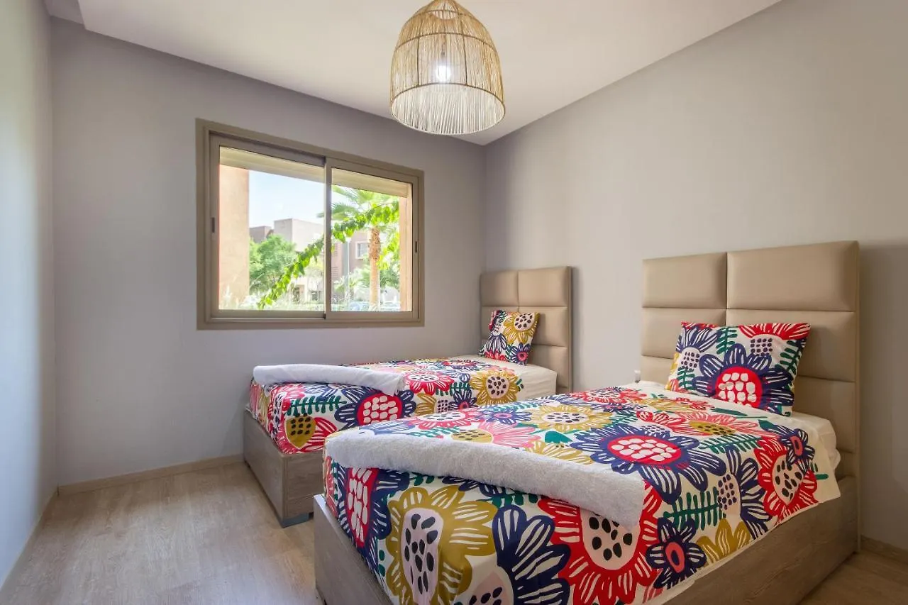 Pool View With Garden In Prestigia - Wifi & Pool Apartment Marrakesh 0*,  Morocco